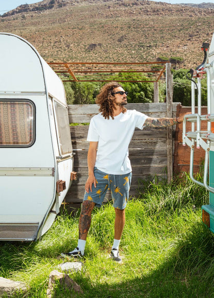 THE DUDE SHORTS BLUE MIRAGE