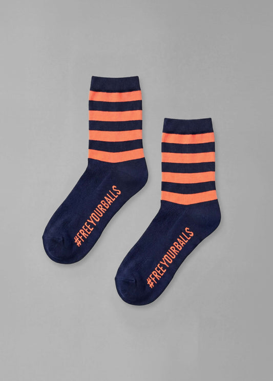 GINGER STRIPED SOCKS