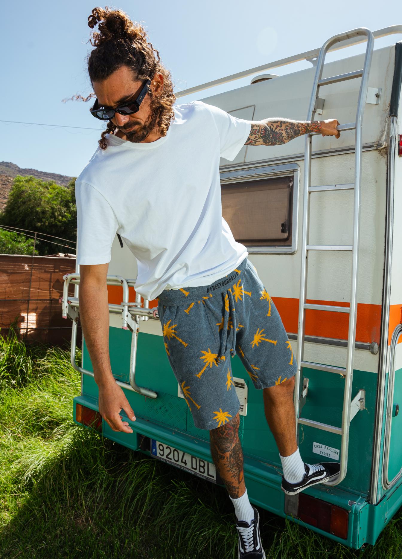 THE DUDE SHORTS BLUE MIRAGE