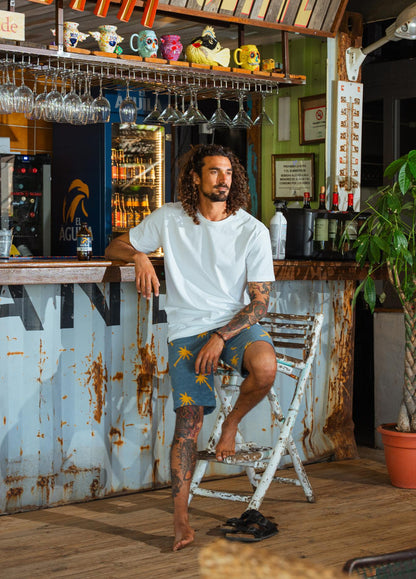 THE DUDE SHORTS BLUE MIRAGE