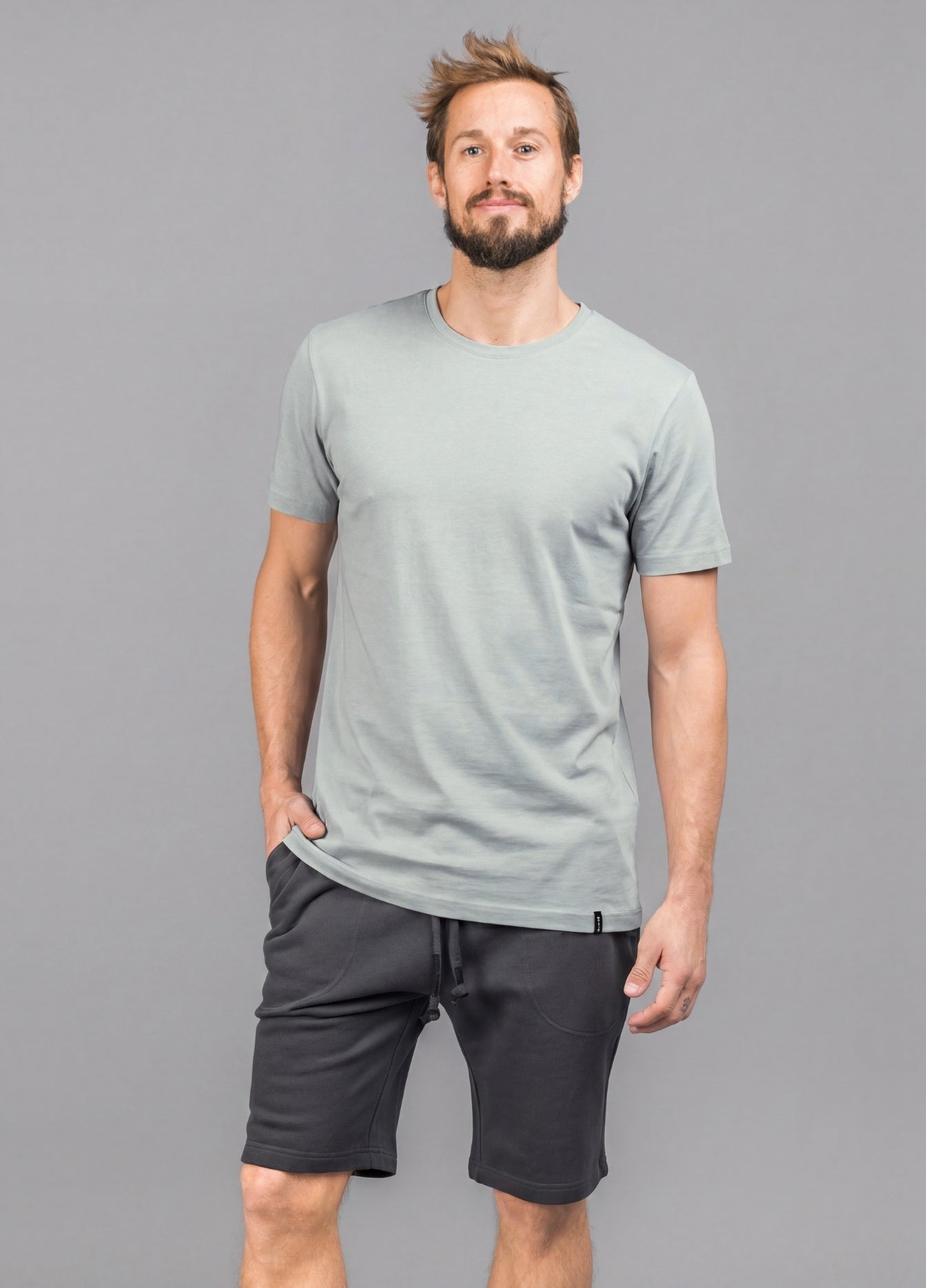 PRIME MIRAGE GREY SLIM FIT T-SHIRT