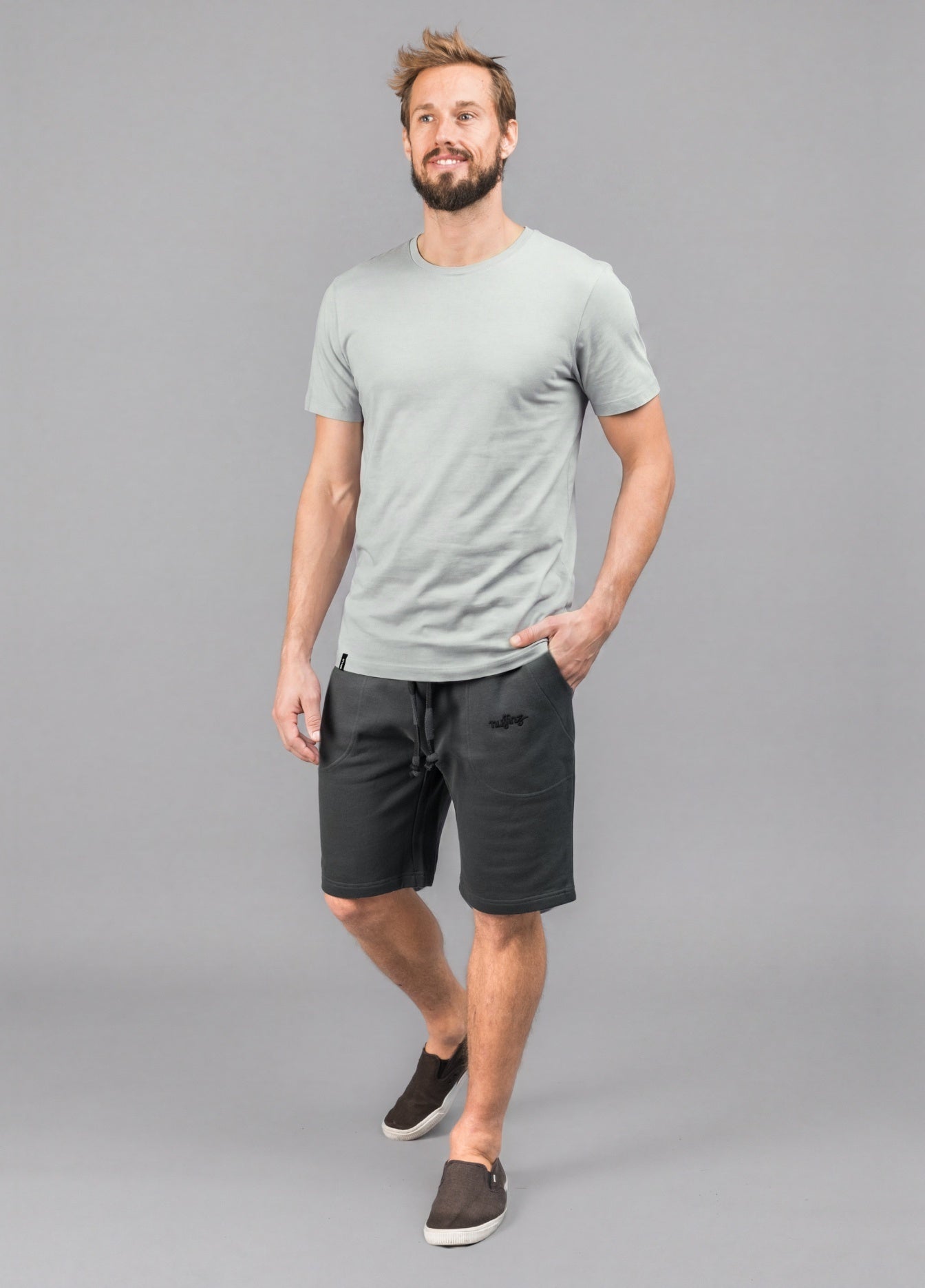 PRIME MIRAGE GREY SLIM FIT T-SHIRT