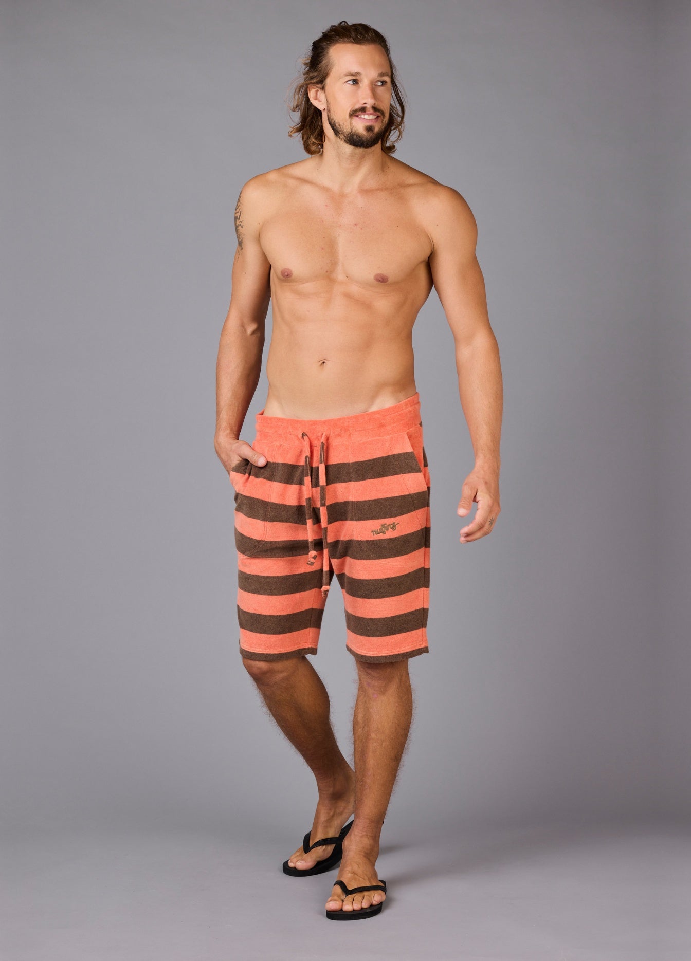 GINGER SHITAKE TOWEL SHORTS ST