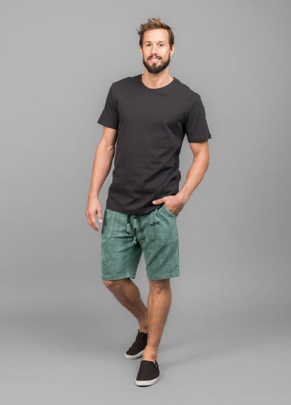 MALLARD GREEN TOWEL SHORTS