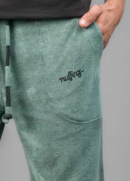 MALLARD GREEN TOWEL SHORTS