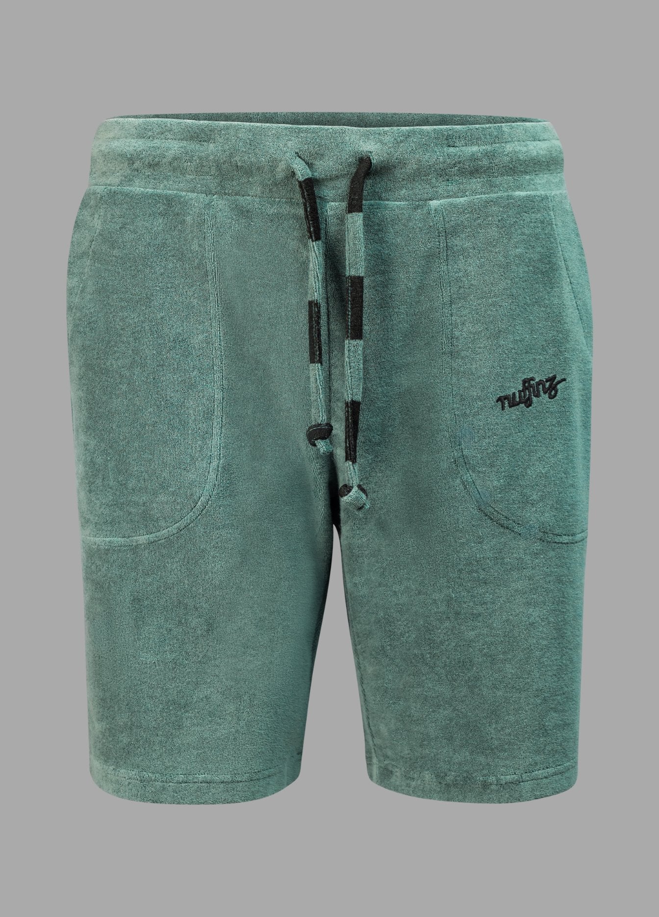MALLARD GREEN TOWEL SHORTS