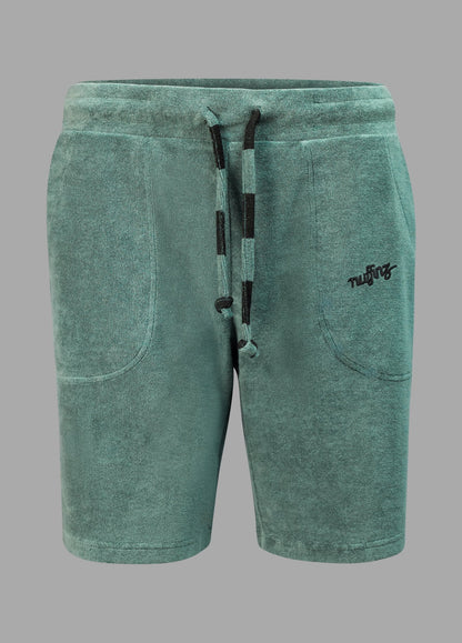 MALLARD GREEN TOWEL SHORTS