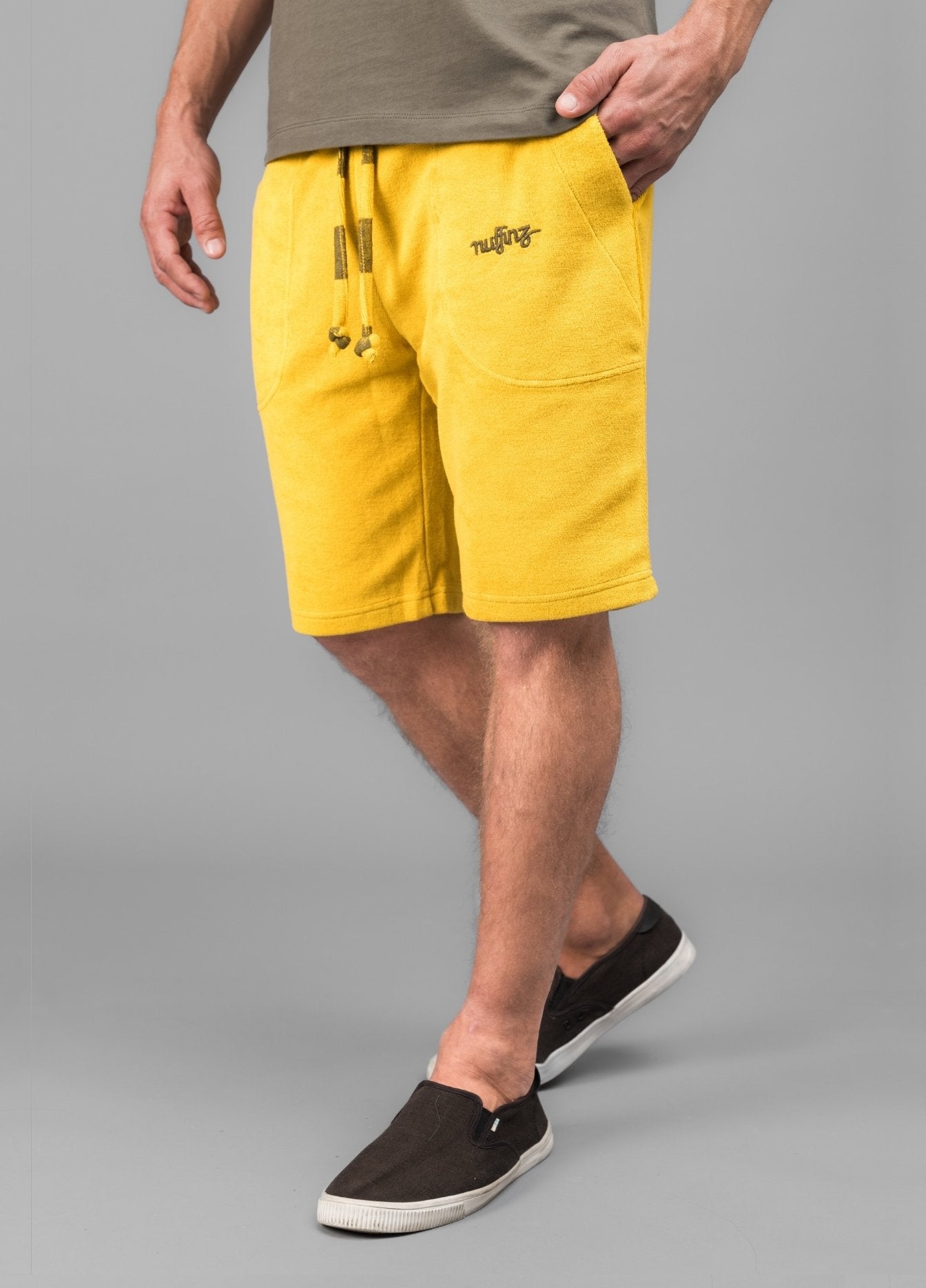 NUGGET GOLD TOWEL SHORTS