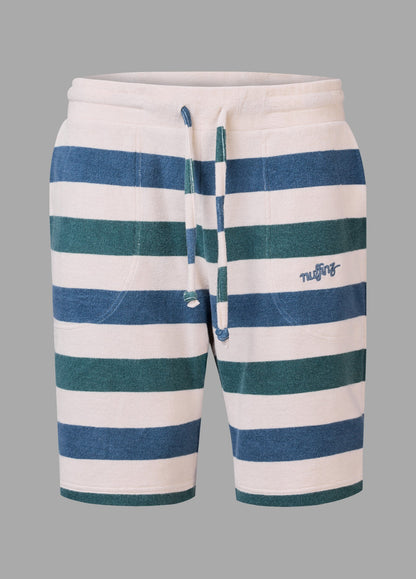 OAT MILK BLUE MIRAGE TOWEL SHORTS ST