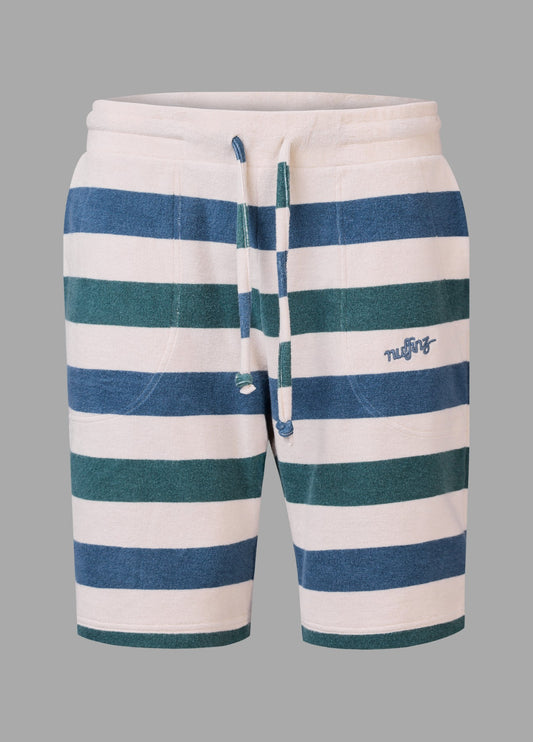 OAT MILK BLUE MIRAGE TOWEL SHORTS ST