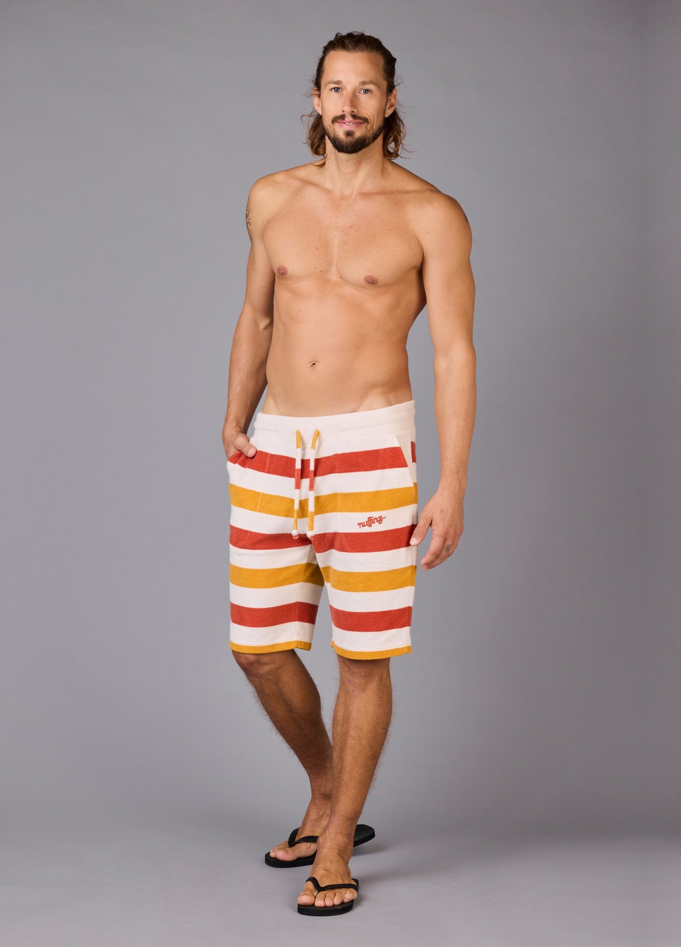 OAT MILK GINGER TOWEL SHORTS ST