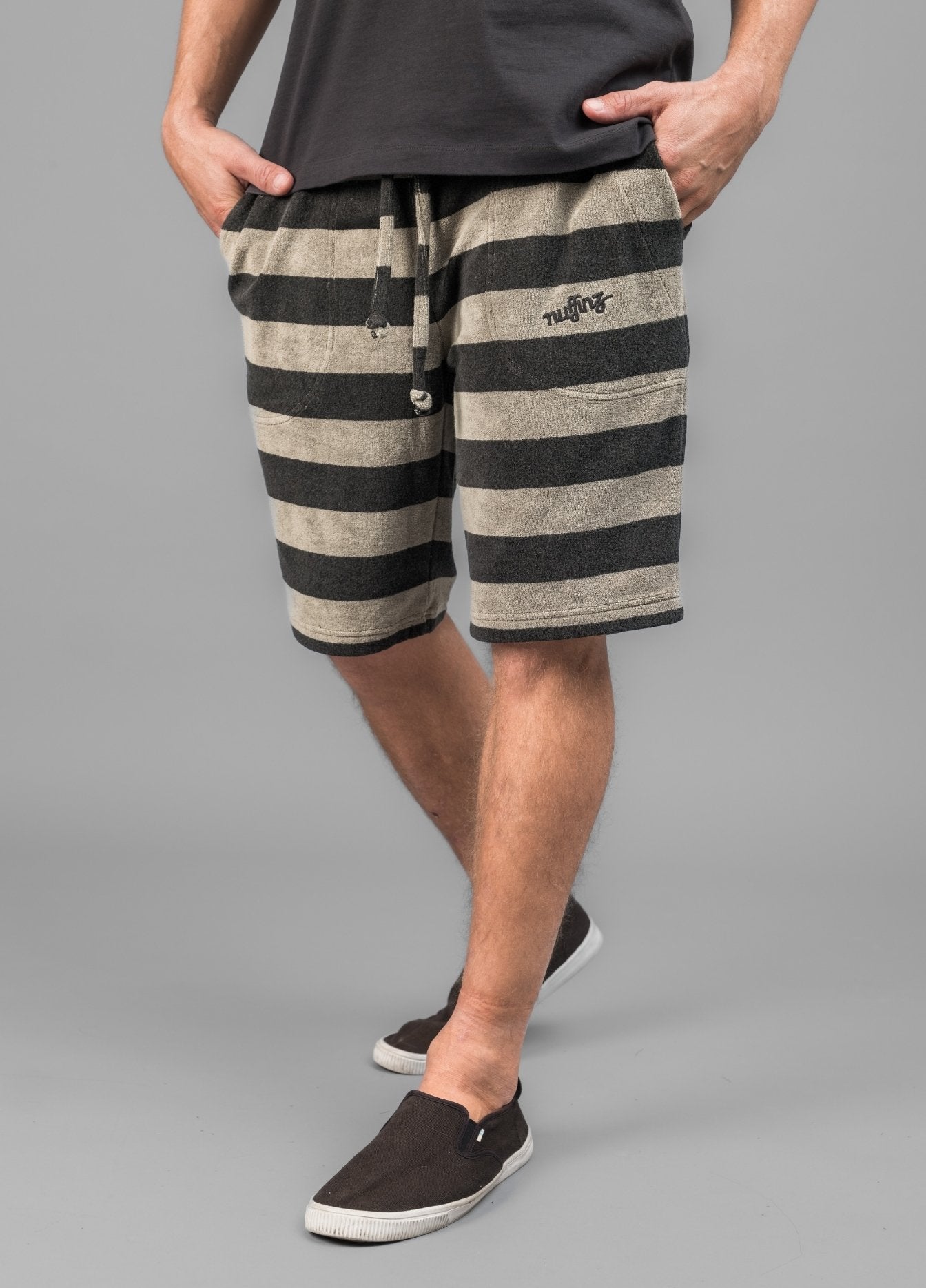 SMOKEY OLIVE TOWEL SHORTS ST
