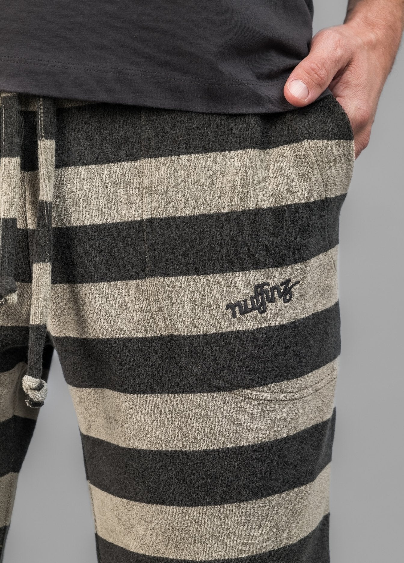 SMOKEY OLIVE TOWEL SHORTS ST