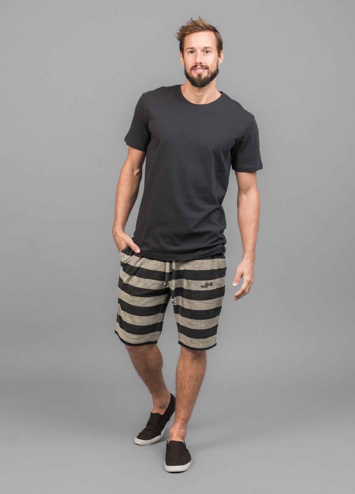 SMOKEY OLIVE TOWEL SHORTS ST