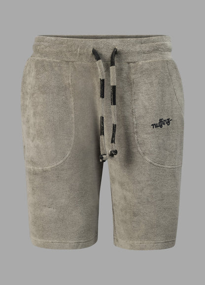 SMOKEY OLIVE TOWEL SHORTS