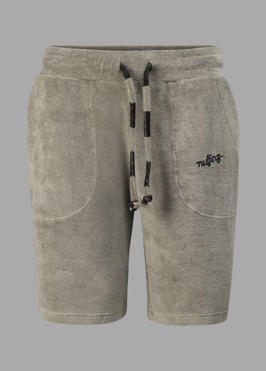 SMOKEY OLIVE TOWEL SHORTS