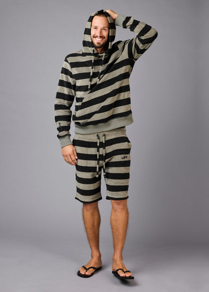 SMOKEY OLIVE TOWEL HOODIE ST