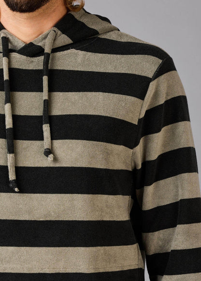 SMOKEY OLIVE TOWEL HOODIE ST