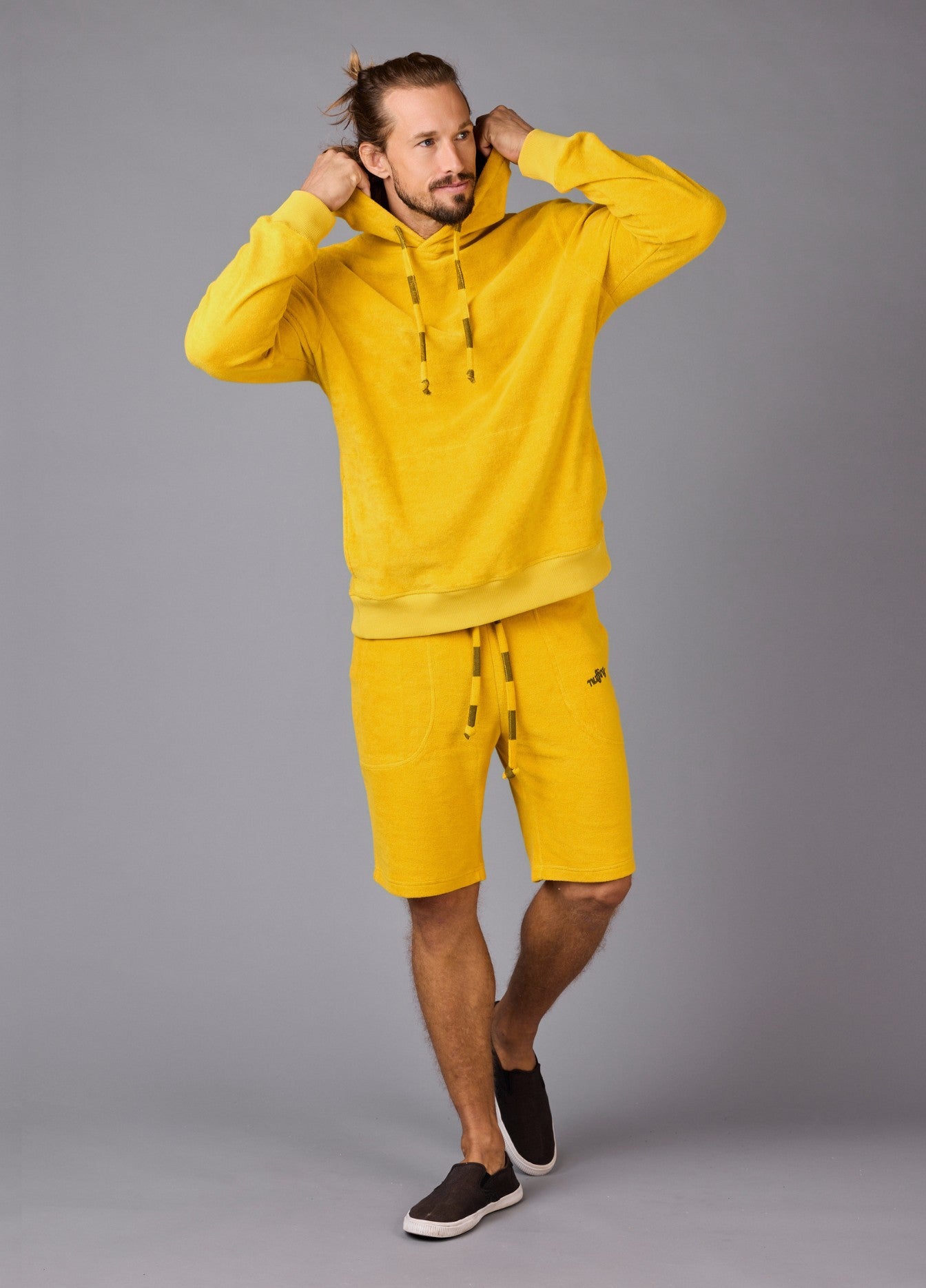 NUGGET GOLD TOWEL SHORTS