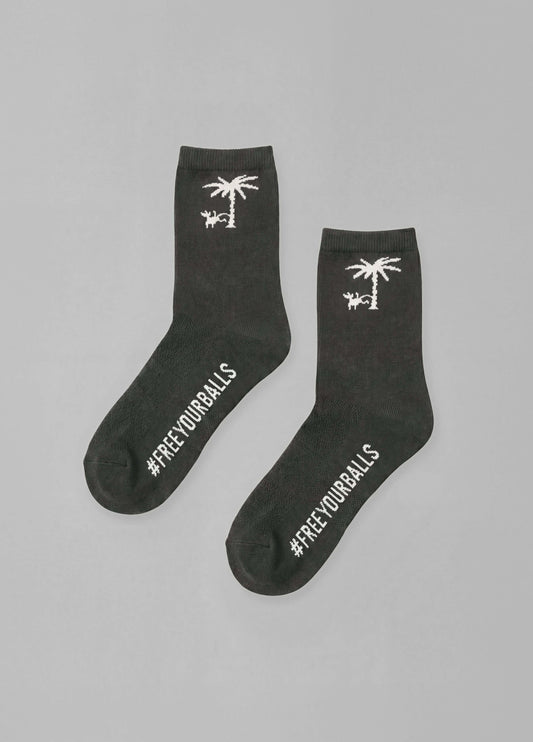 UNEXPLORED DOG PALM SOCKS